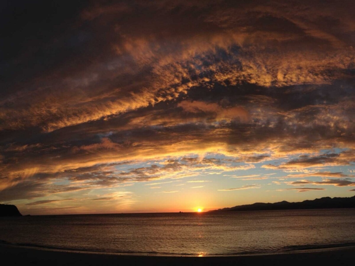 夕日