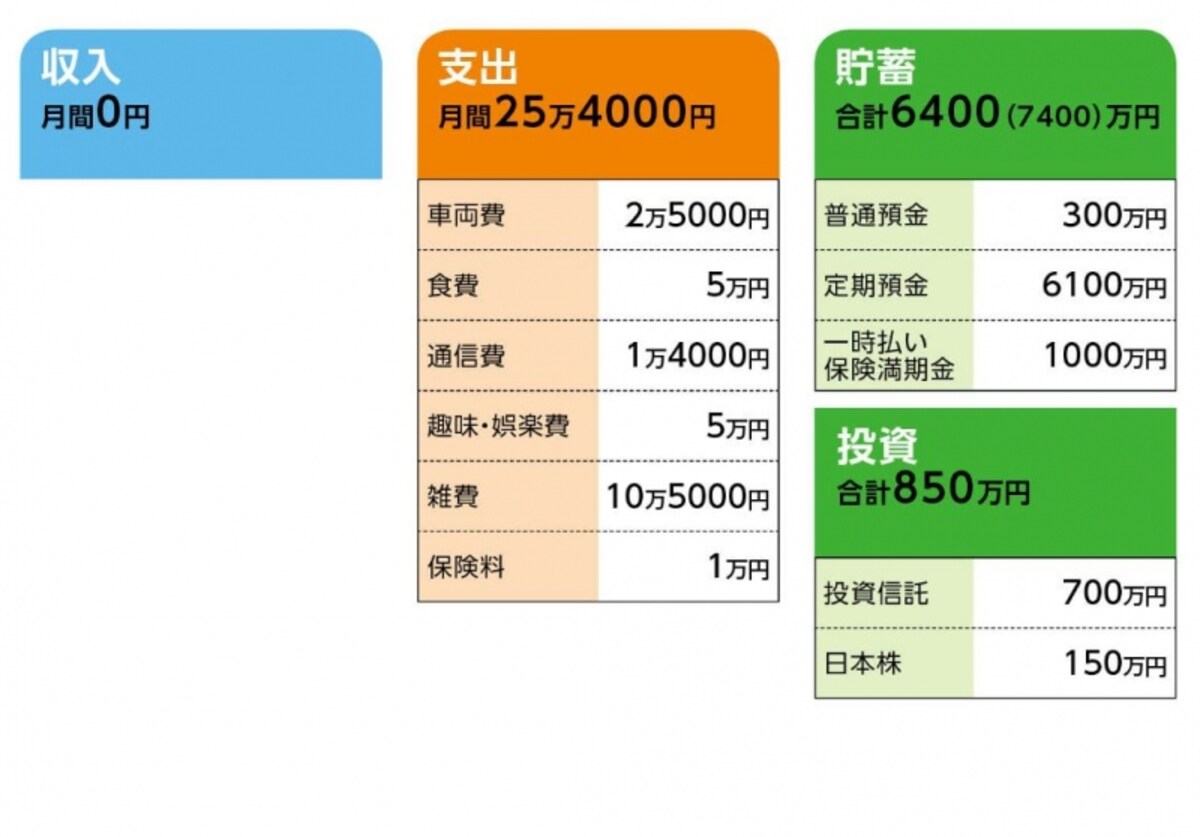 「ちゃっぴー」さんの家計収支データ