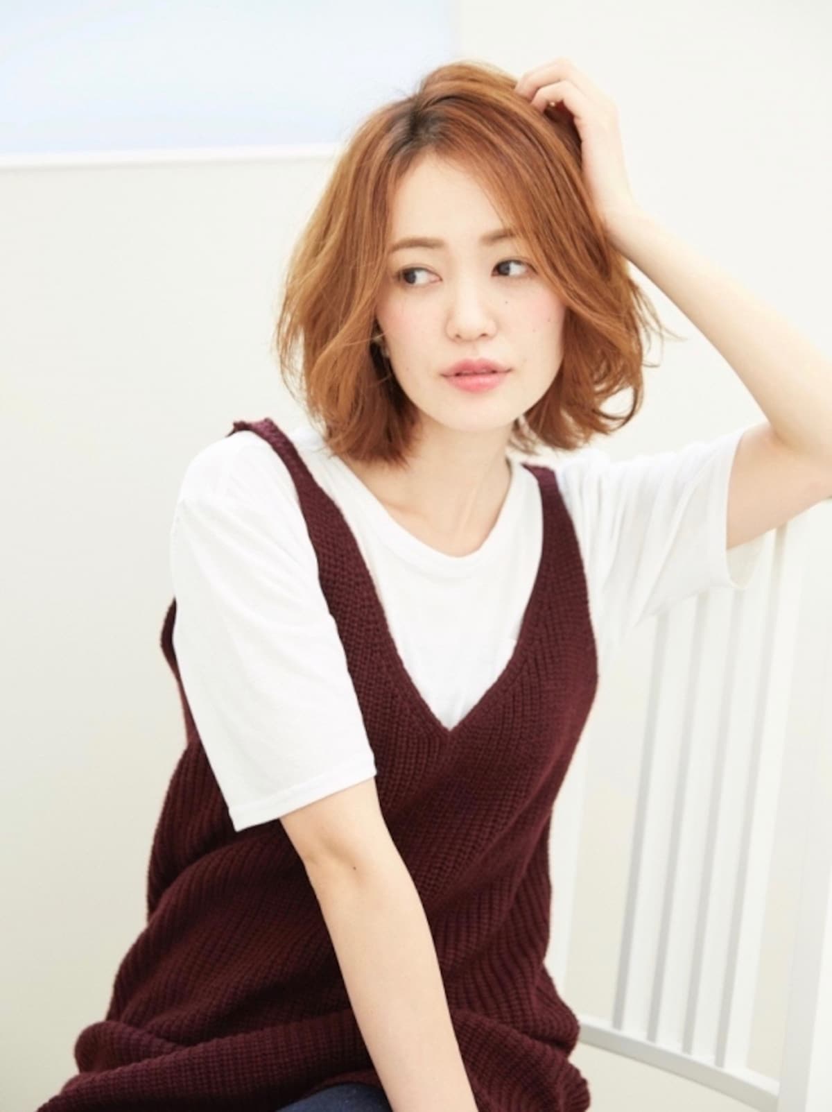 肩上のボブスタイル