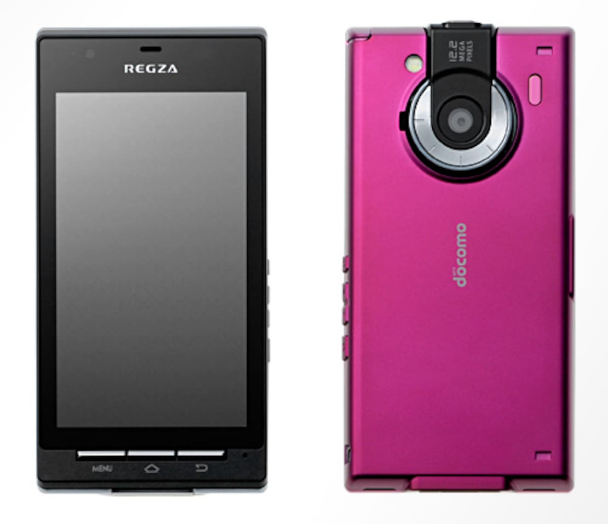 REGZA Phone T-01C。雨にも強い大型液晶のおサイフスマートフォン。2010年12月-2011年1月発売予定