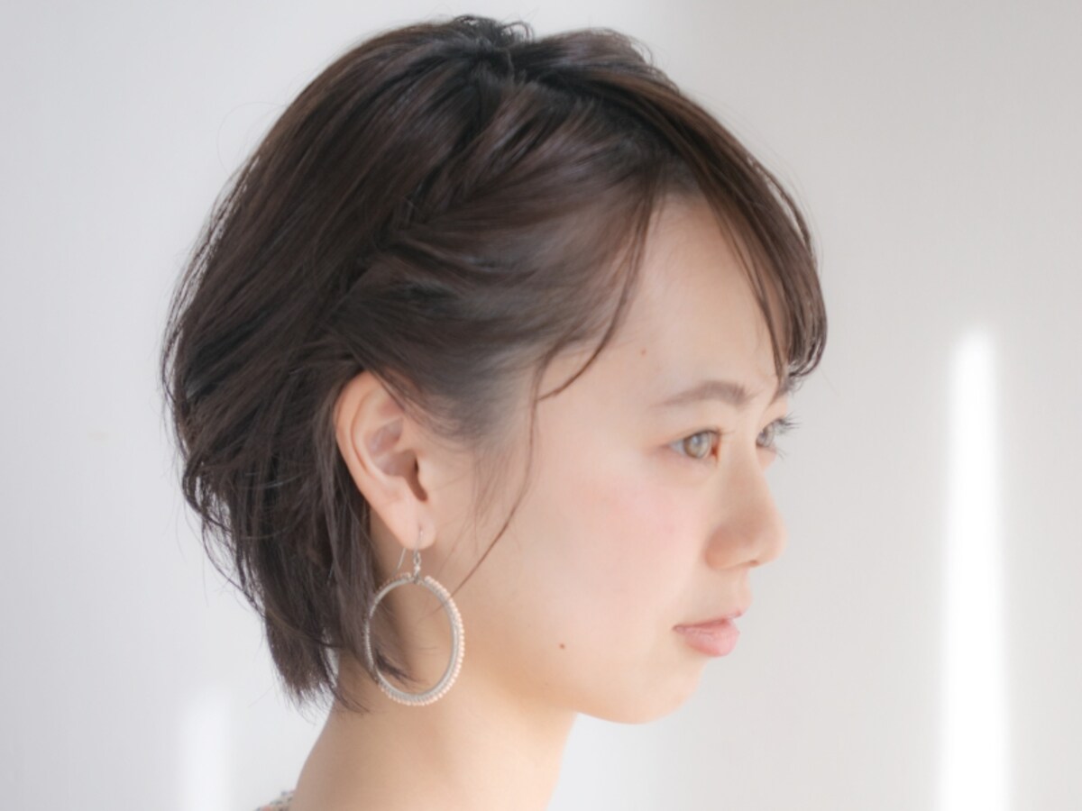 セミウェットツイストショートアレンジ