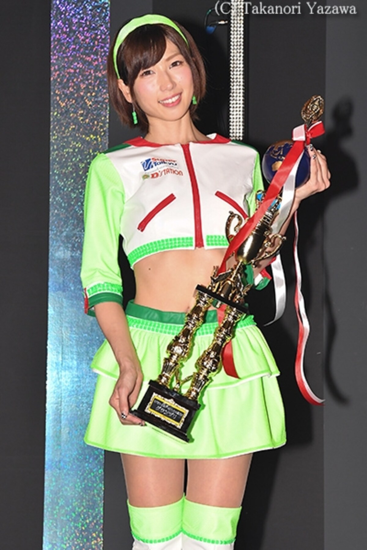 レースクイーン大賞グランプリに輝いた清瀬まちさん