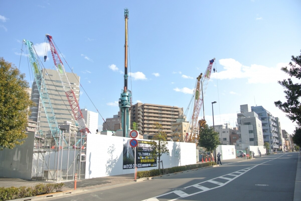 「（仮称）大井町大規模再開発タワープロジェクト」の現地