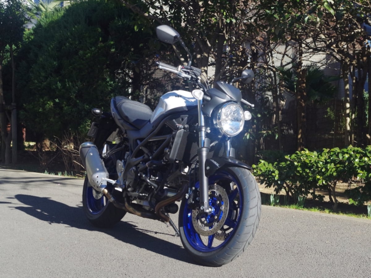 SV650フロントビュー