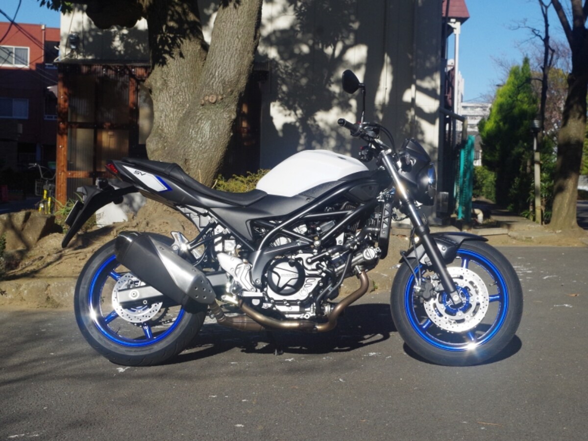 SV650サイドビュー