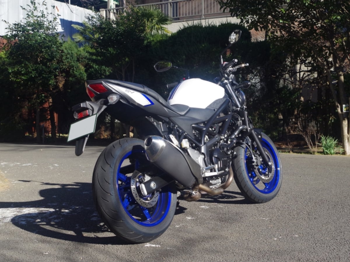 SV650リアビュー