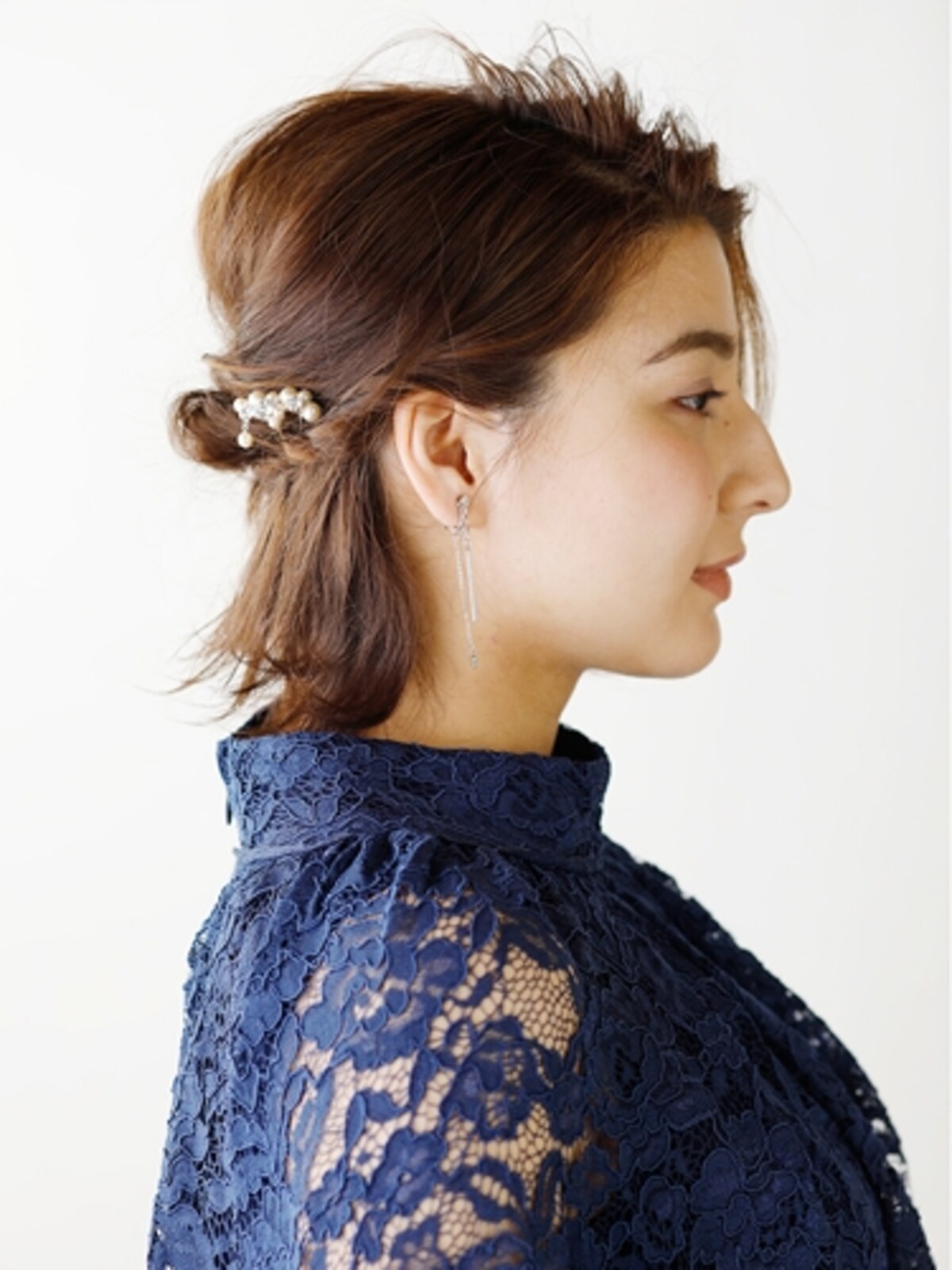 色っぽい！ショートカットの結婚式ヘアアレンジ