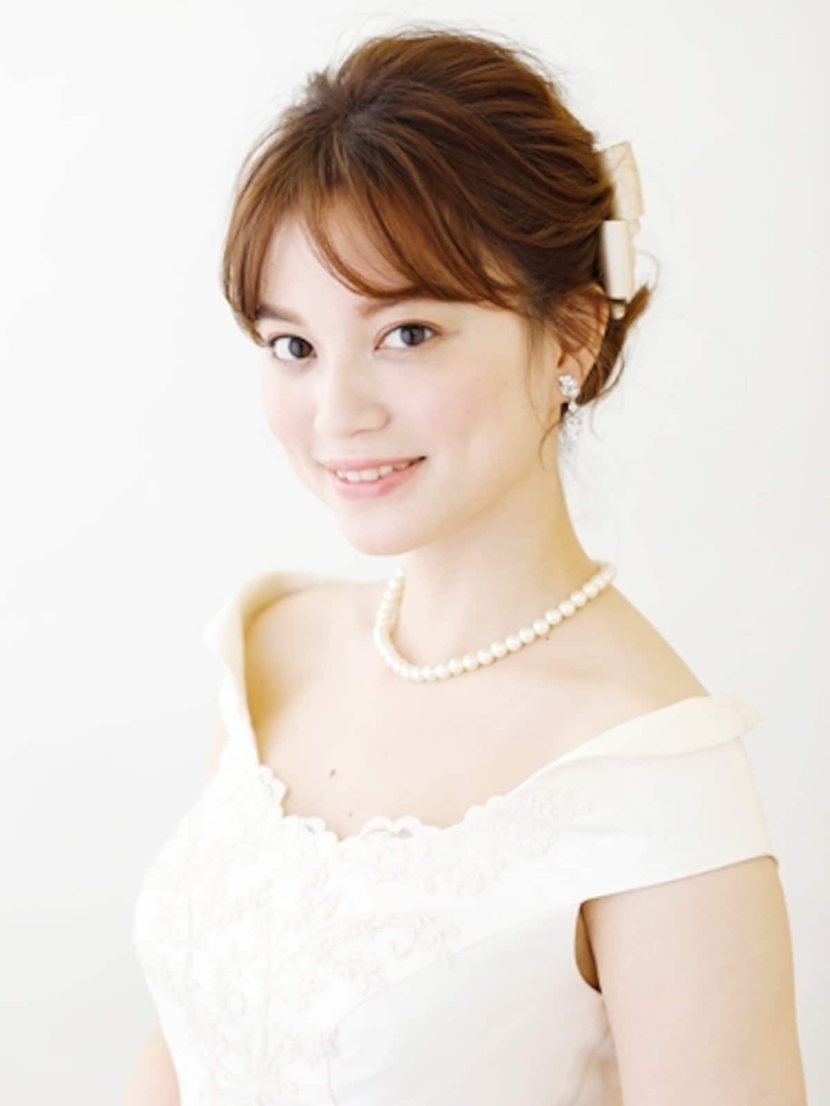 正統派の花嫁ヘアアレンジ