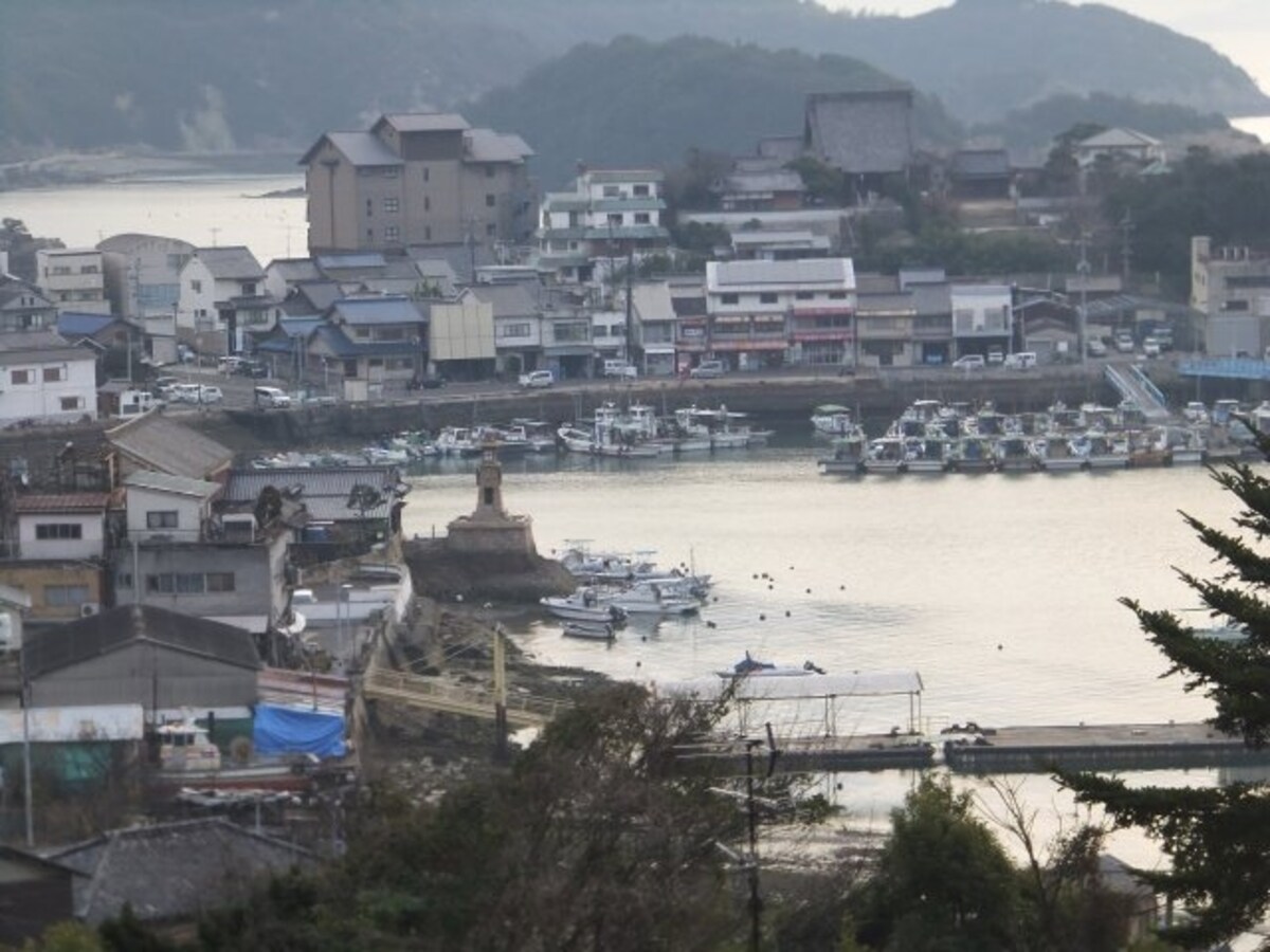 鞆の浦（10）／医王寺から鞆の港を望む