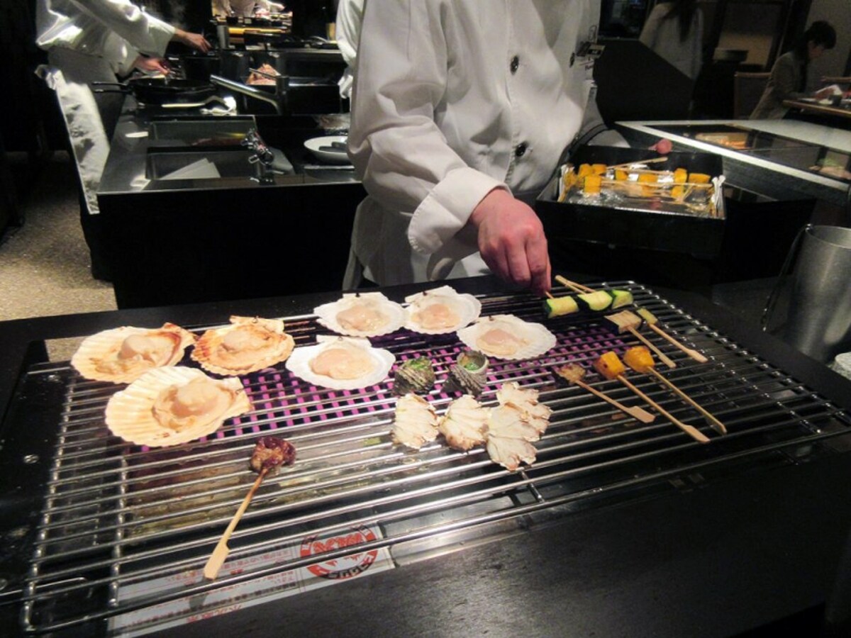 スロープサイドダイナーザクロ 網焼き