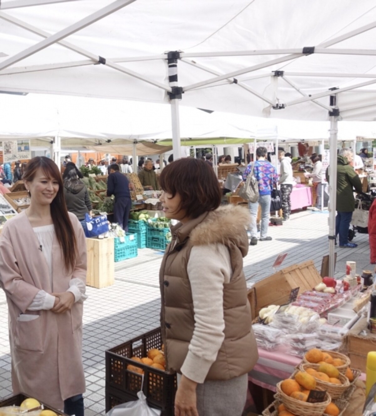 生産者さんと会話を楽しむことで、マルシェの楽しさも更に広がります