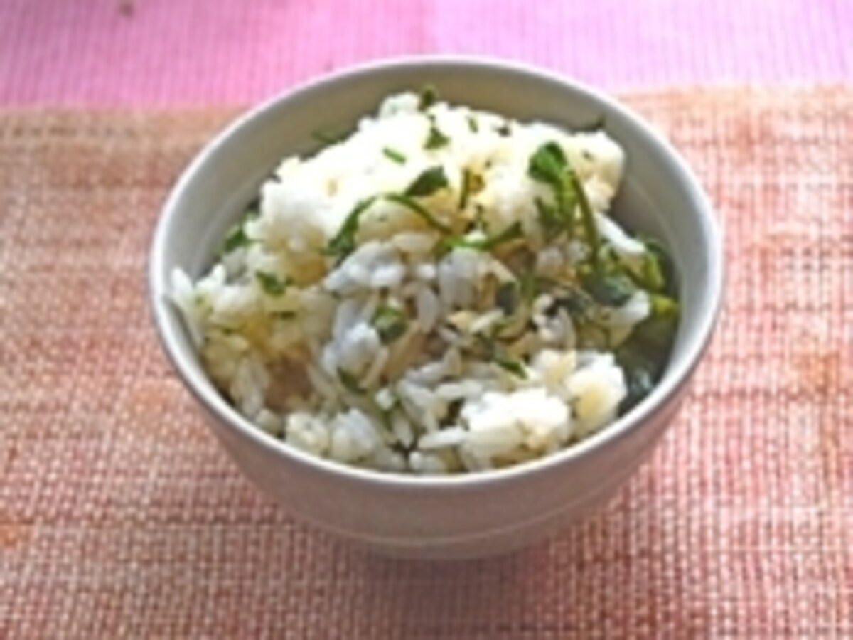 こしあぶら(濾油/コシアブラ)の混ぜご飯の画像