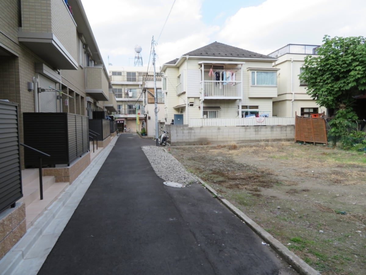 裏手の道