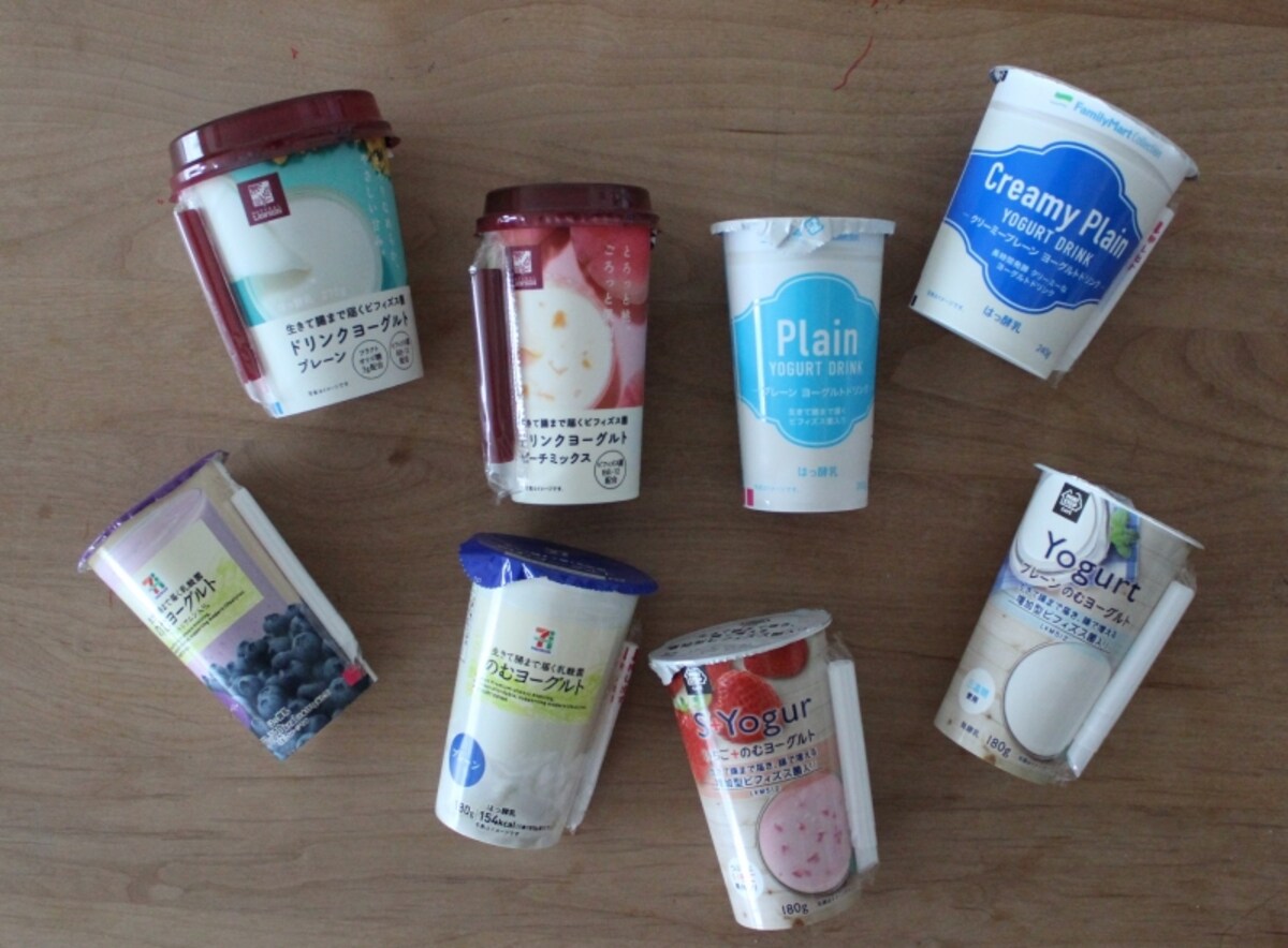 コンビニの飲むヨーグルト集合！