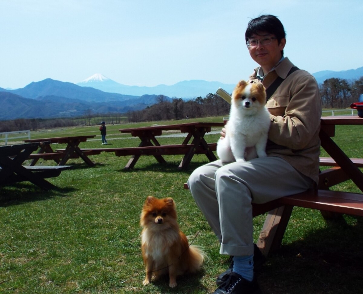 ガイド平野家も愛犬レゴ＆ベルとドライブをしました。