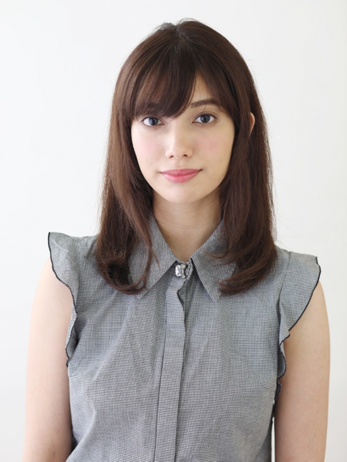 鎖骨下ラインのストレートロング