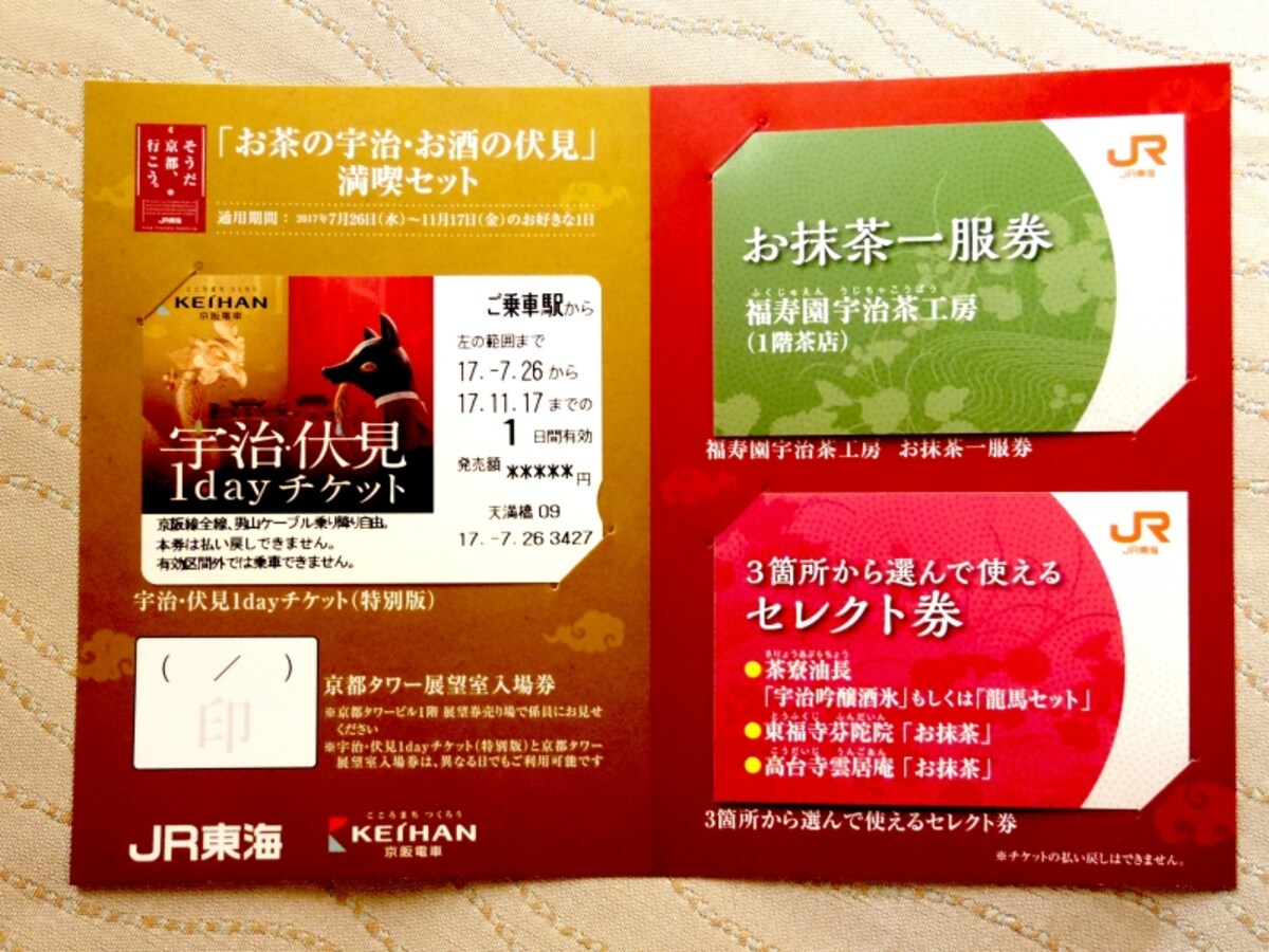 お茶の宇治・お酒の伏見 満喫セット