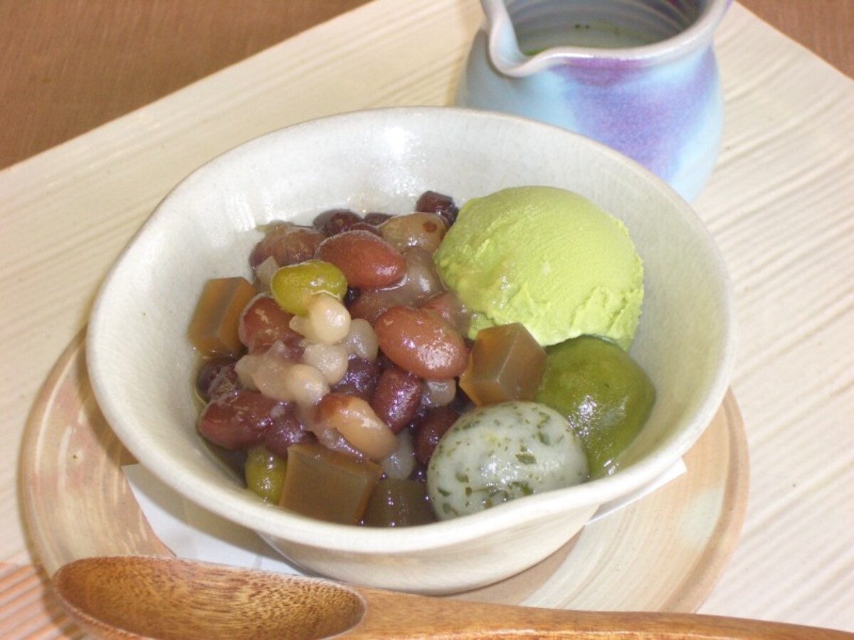 抹茶あんみつ
