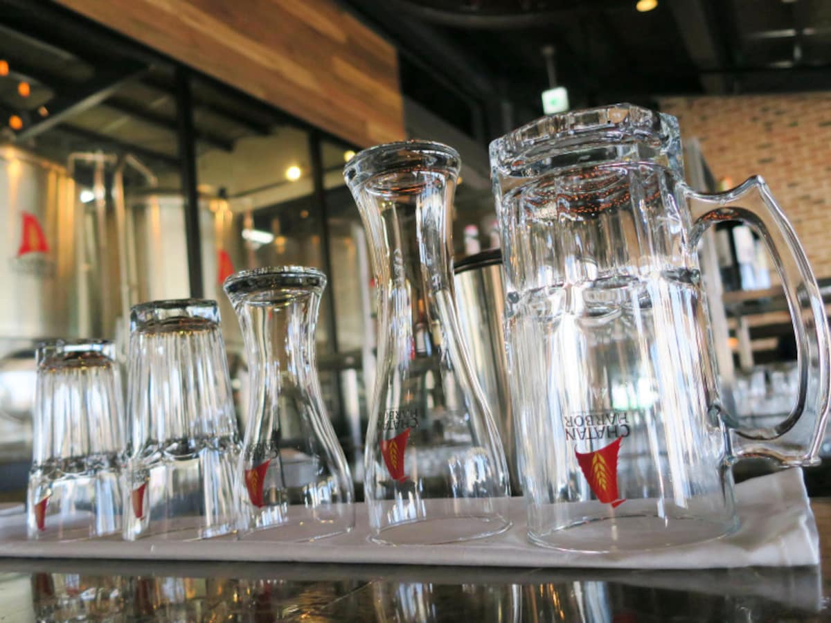 ビールのスタイルに合わせて、いろいろな形状のグラスがあります