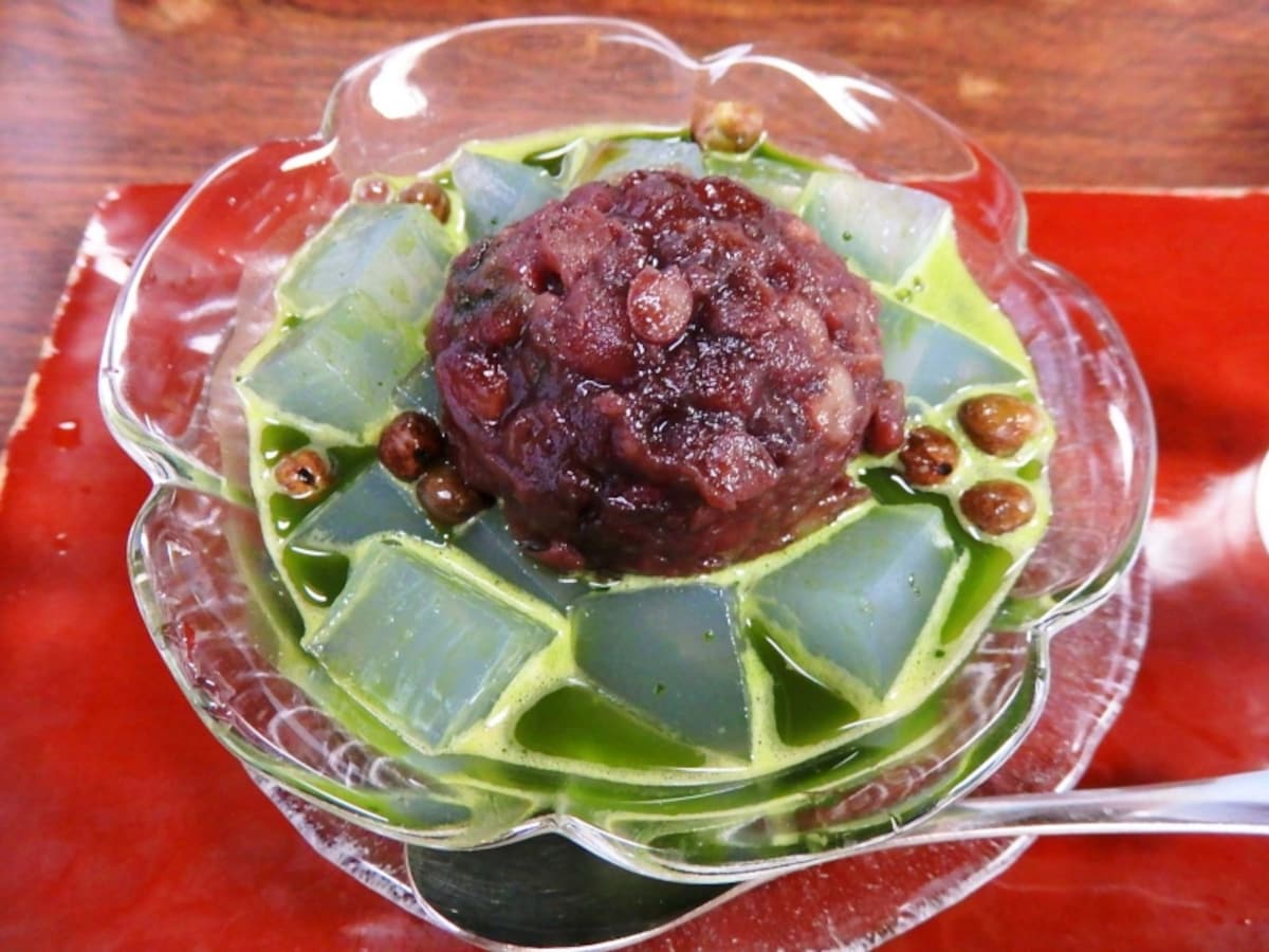 抹茶あんみつ