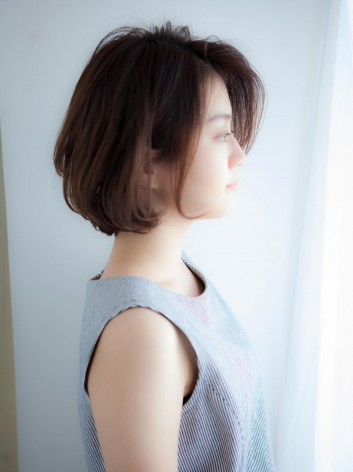 程よく色っぽい！30代に似合うワンレンボブスタイル