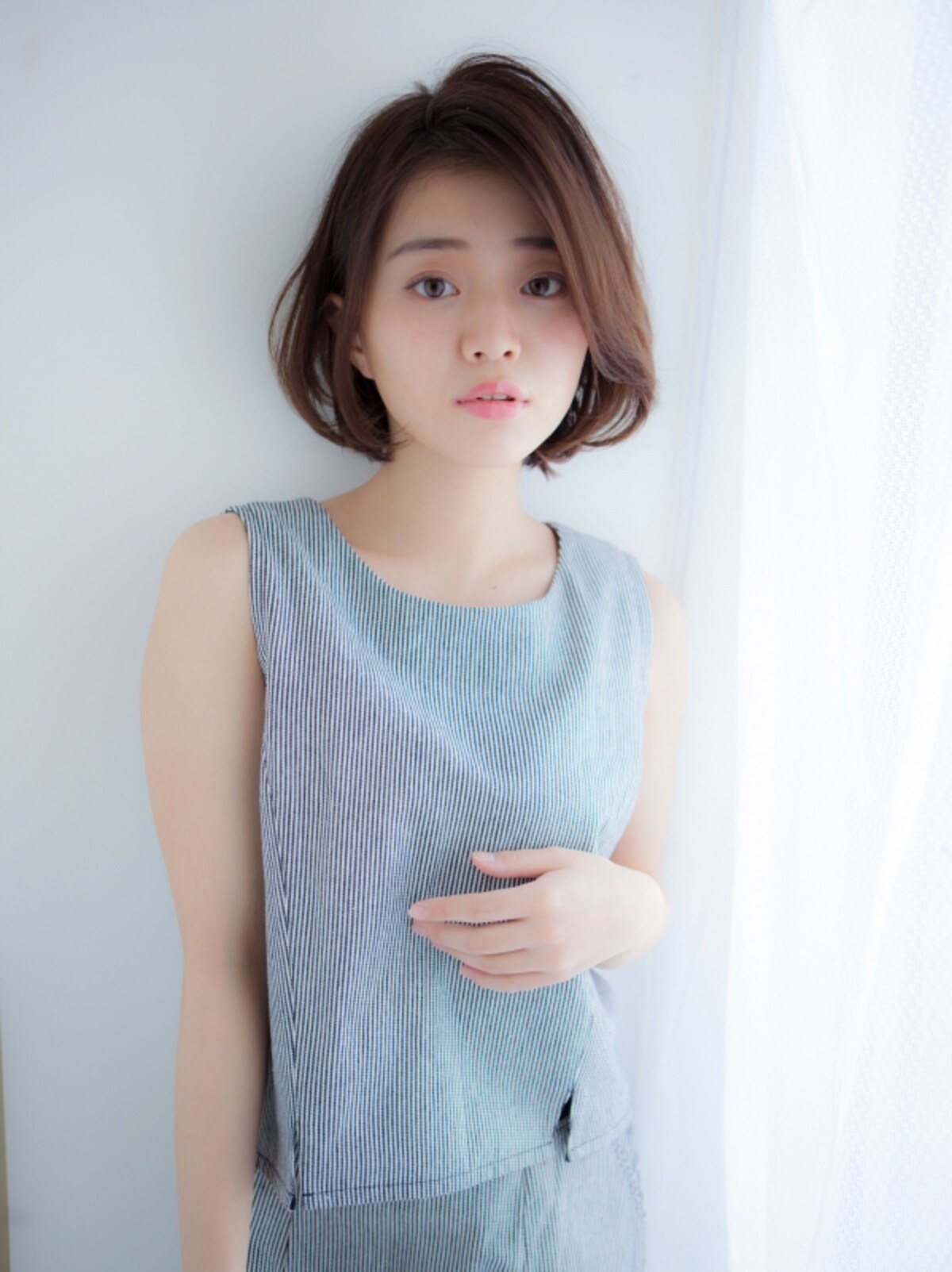 程よく色っぽい！30代に似合うワンレンボブスタイル