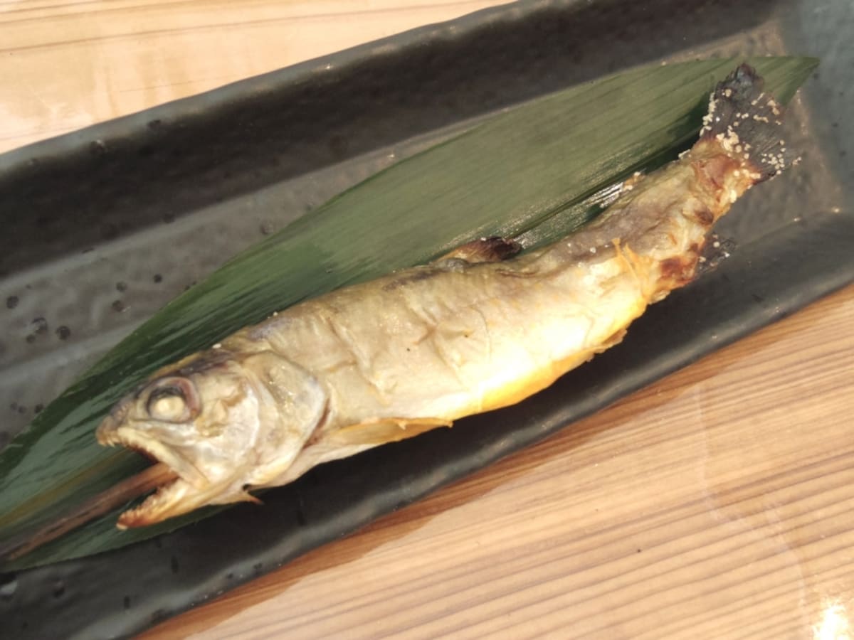 アユの塩焼き
