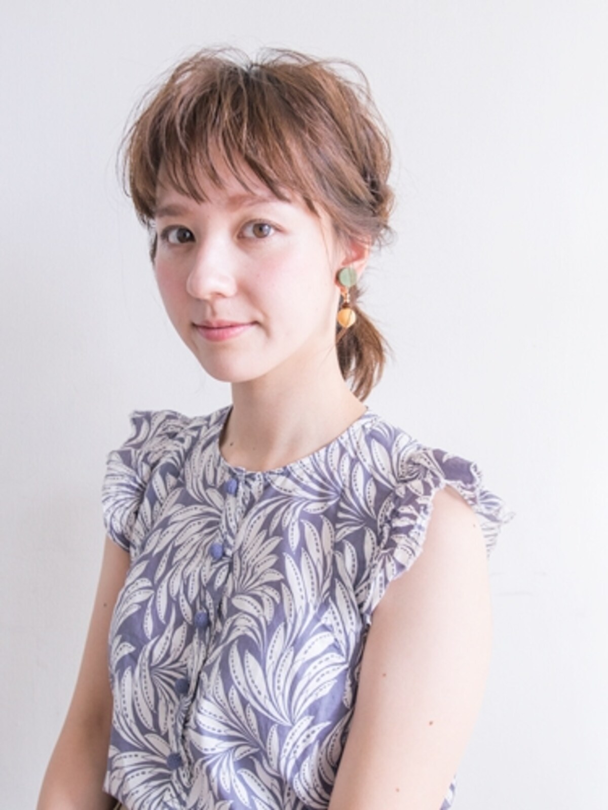 暑い日に！伸ばしかけボブに似合う簡単ヘアアレンジ