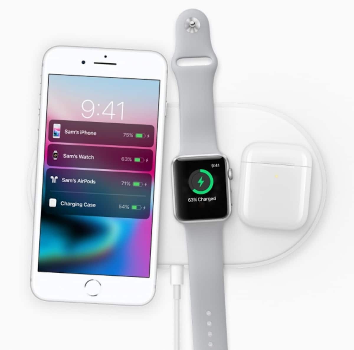 2018年発売予定のAirPowerでは、3台同時に充電が可能
