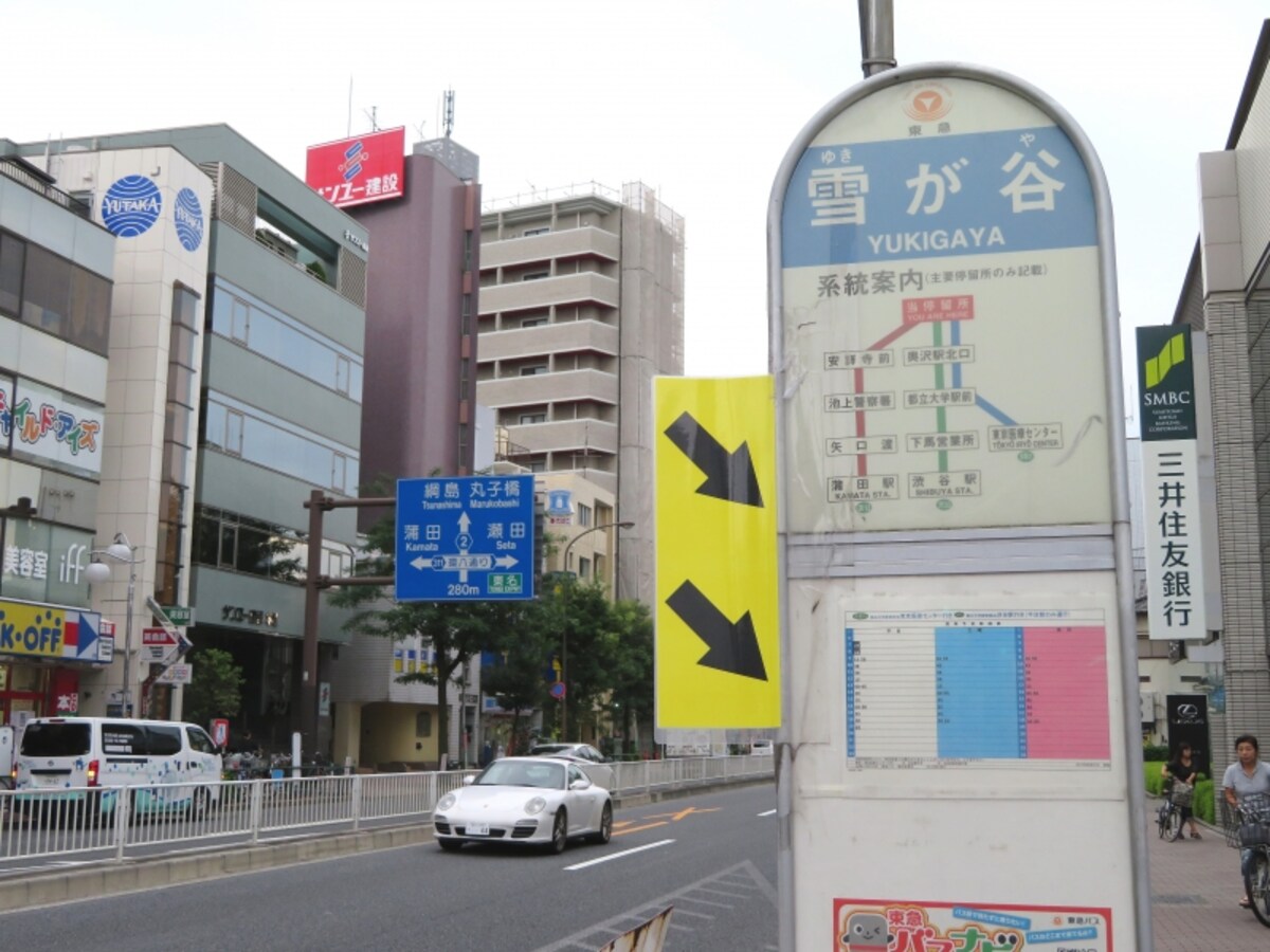 雪が谷大塚周辺