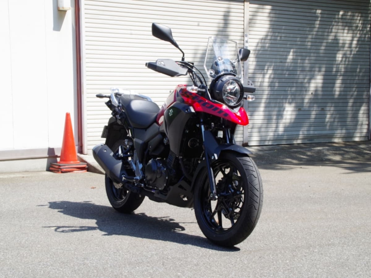 Vストローム250　フロントビュー