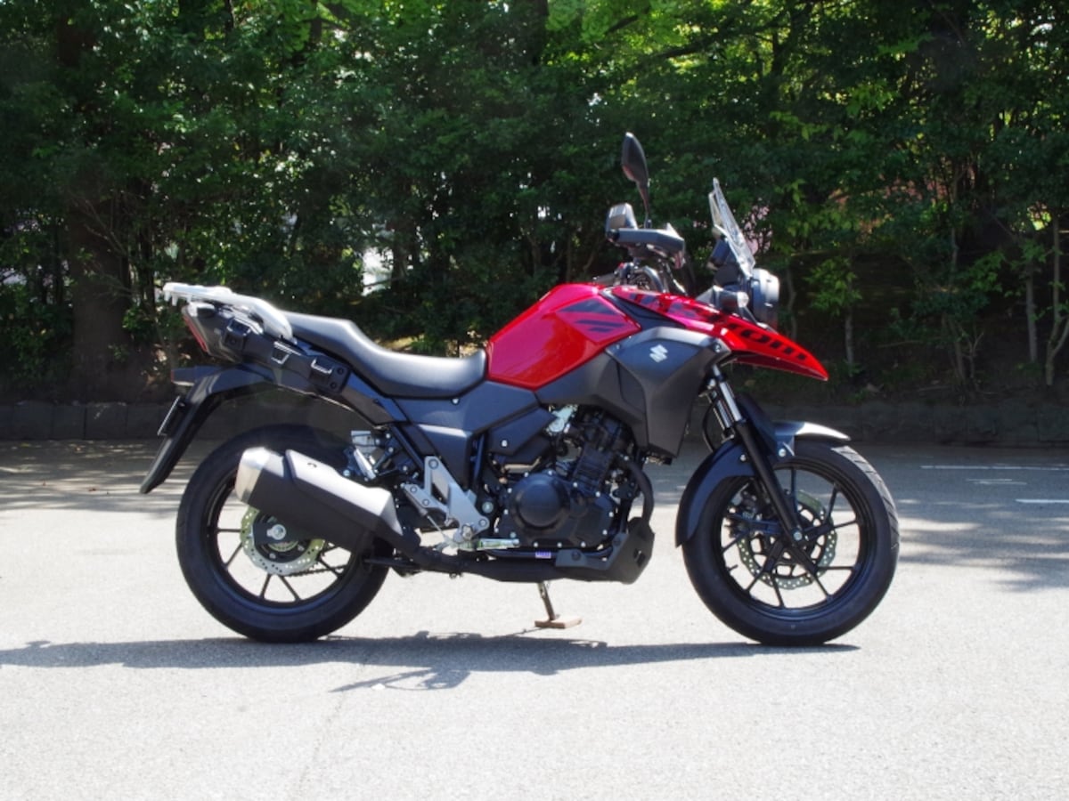 Vストローム250　サイドビュー