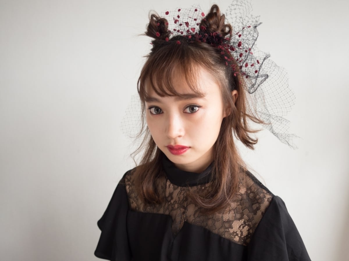 セルフで簡単！ハロウィンの角ヘアアレンジの作り方