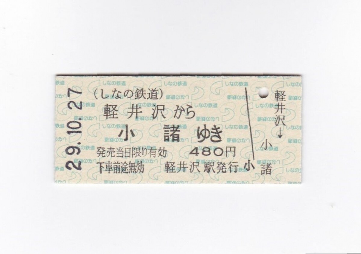 硬券乗車券