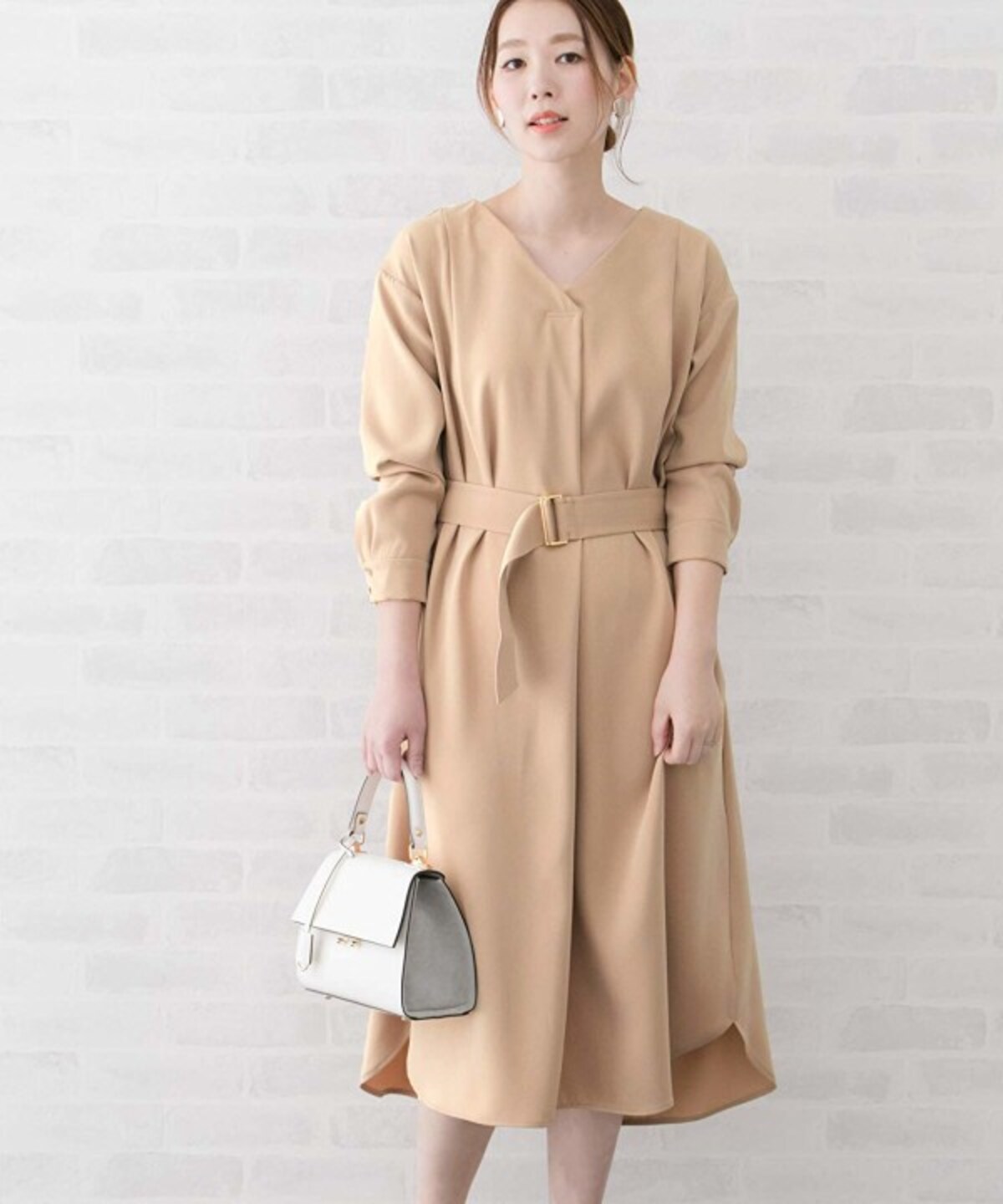  URBAN RESEARCH ROSSO(アーバンリサーチ ロッソ)ワンピース ドレス Vネックワンピース レディース 