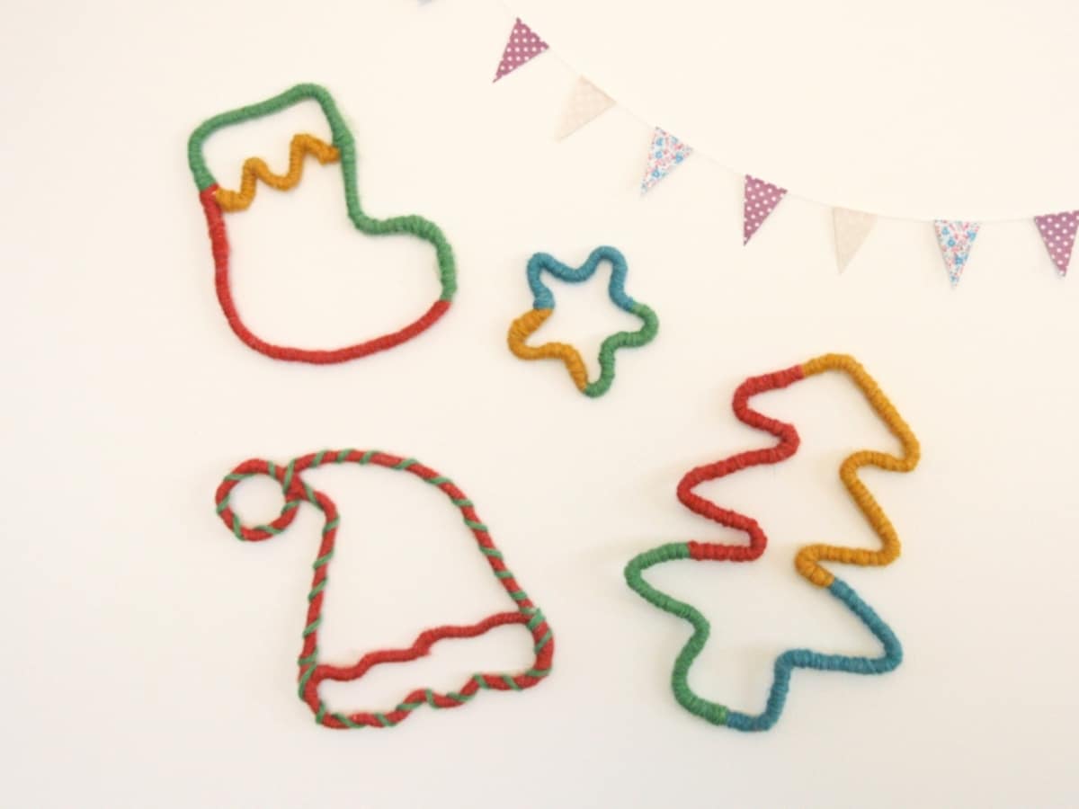 ワイヤーで作るクリスマスツリー