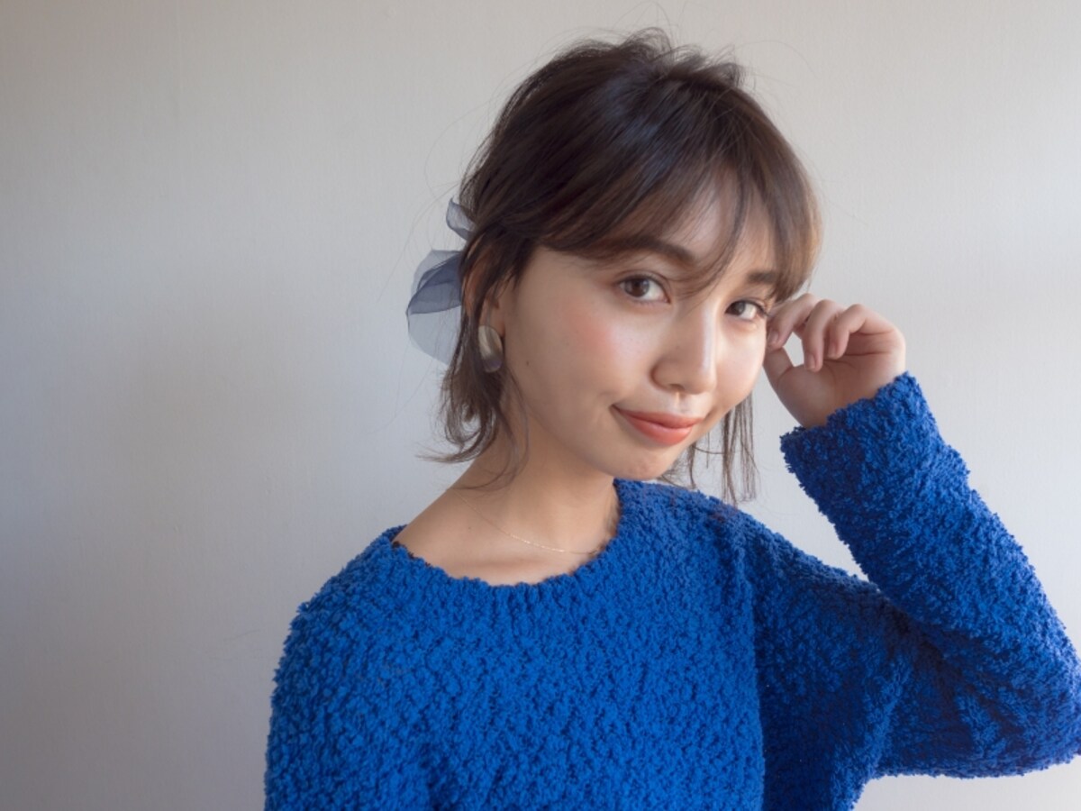 ひとつ結びで簡単！クリスマスのおめかしヘアアレンジ