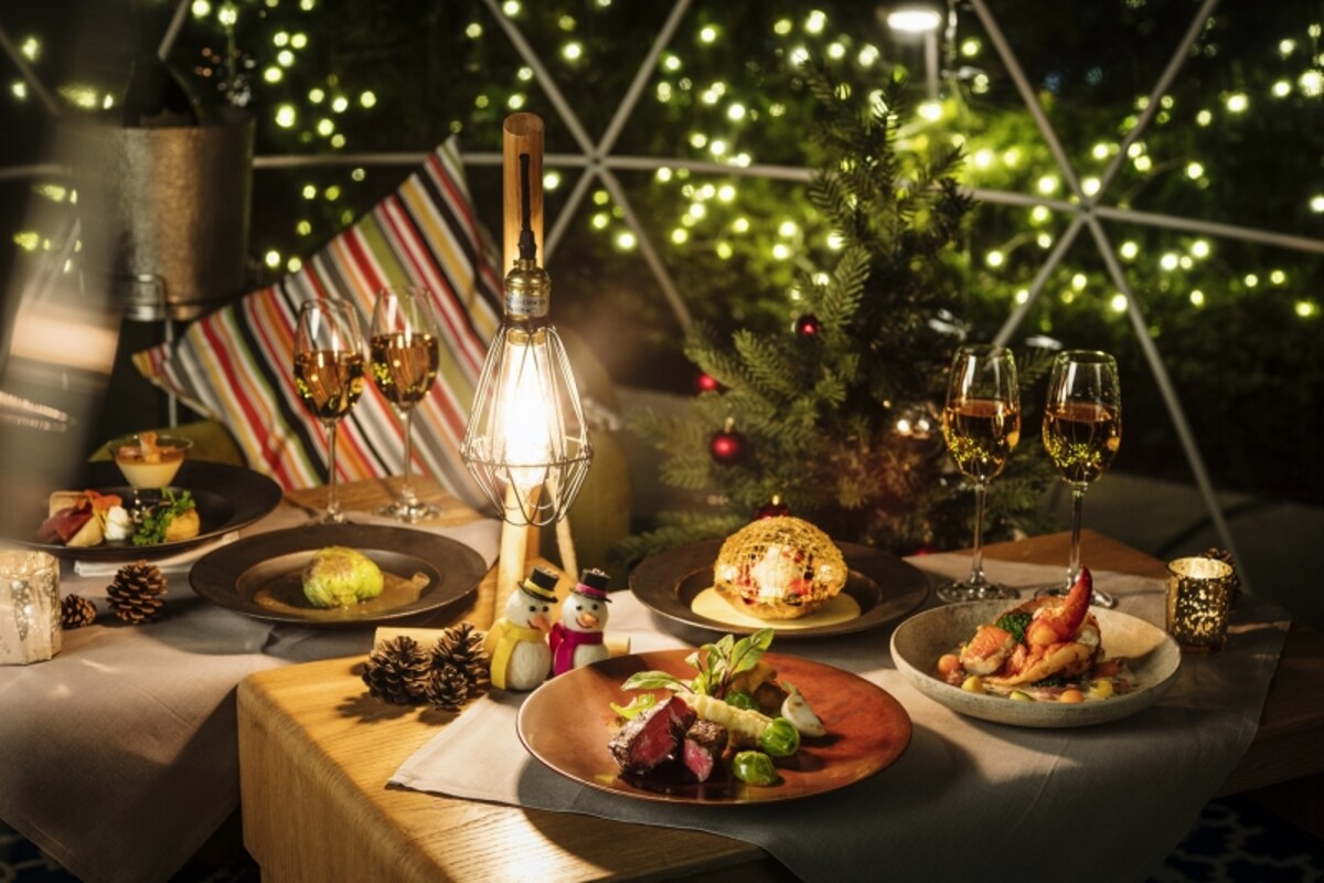 「星降る夜のクリスマスイグルー」のディナーコース