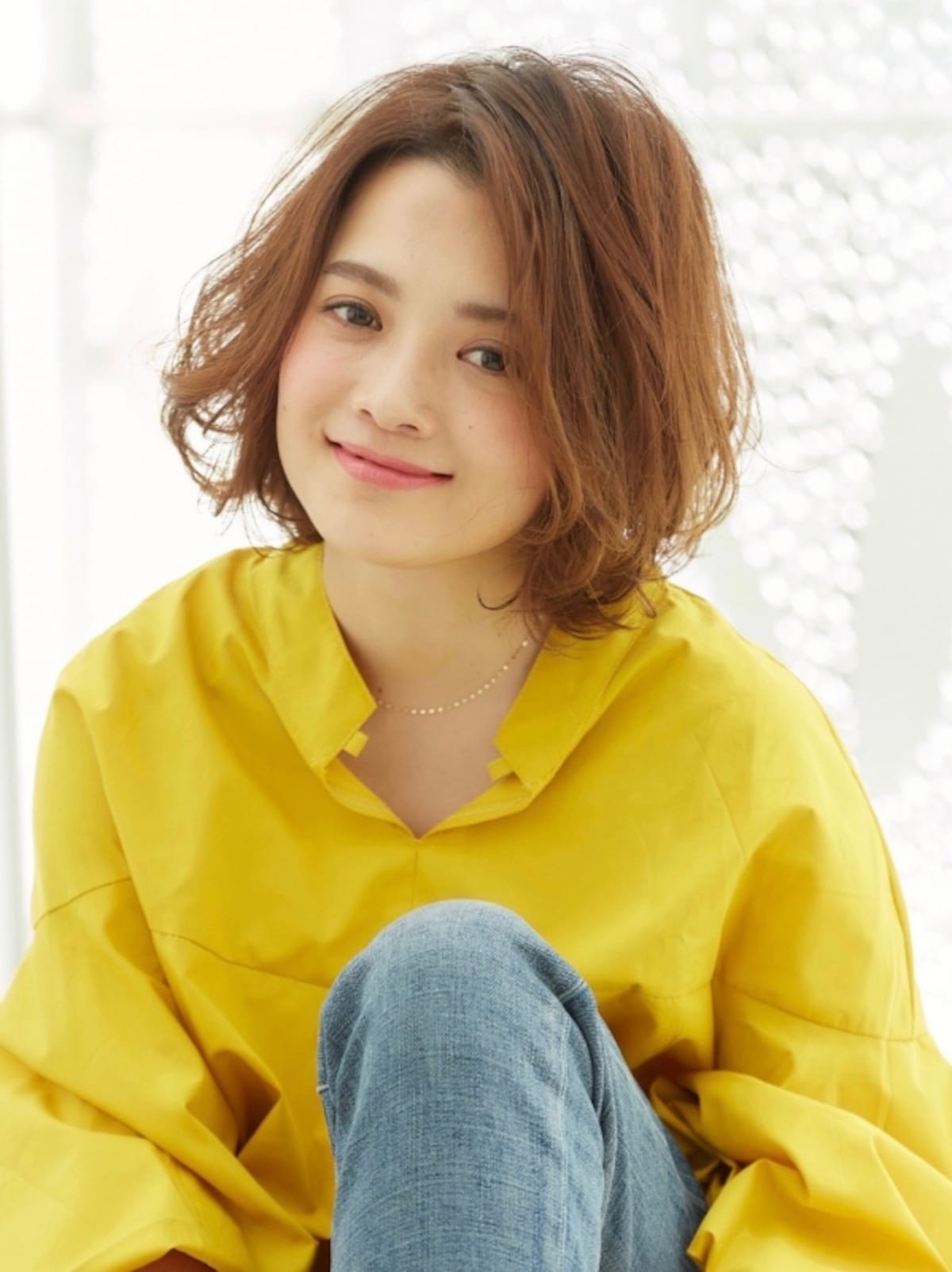 30代・40代に似合う髪型「ひし形ボブ」
