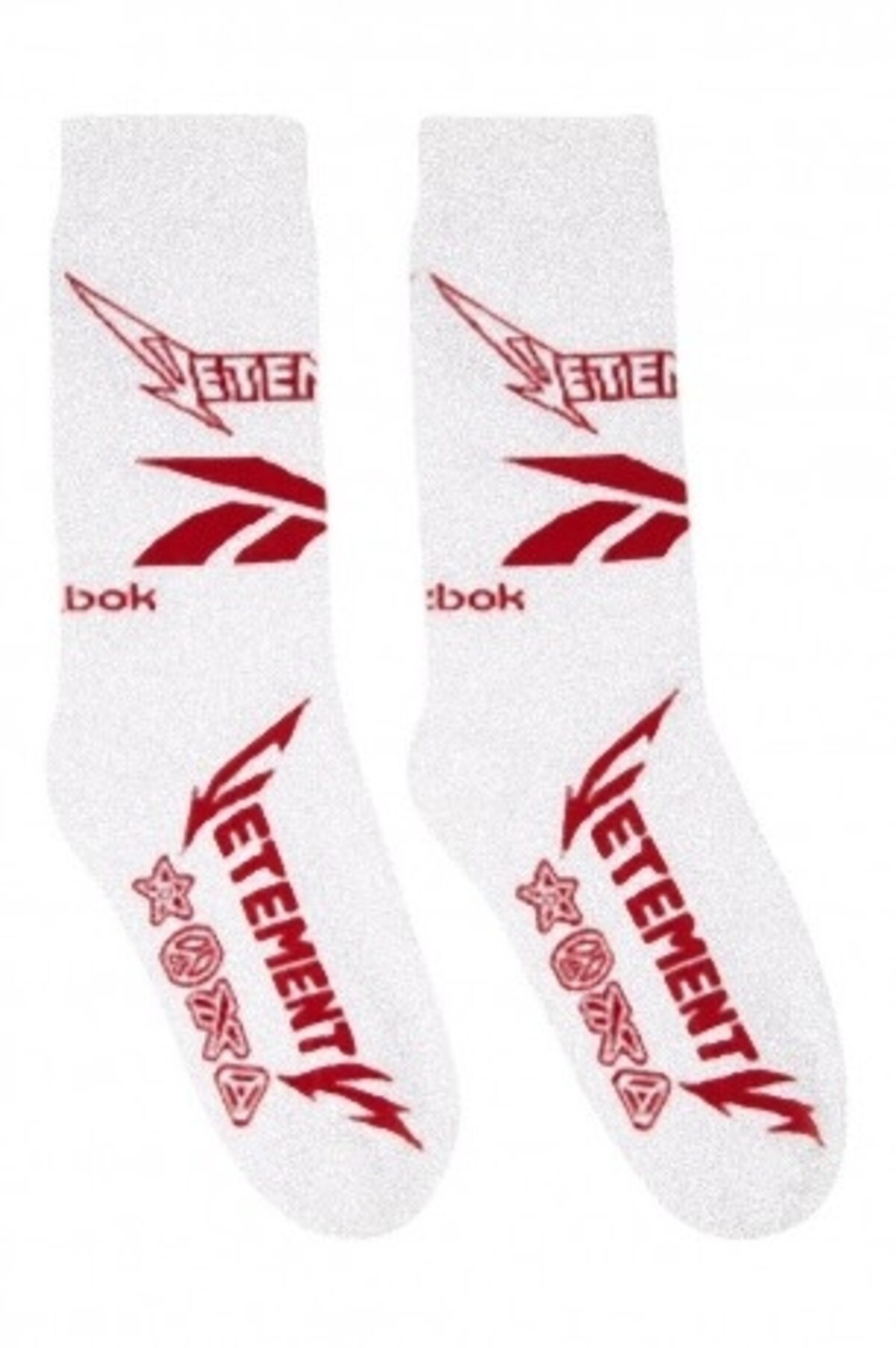 Vetements（ヴェトモン）× Reebok (リーボック)のコラボ ソックス