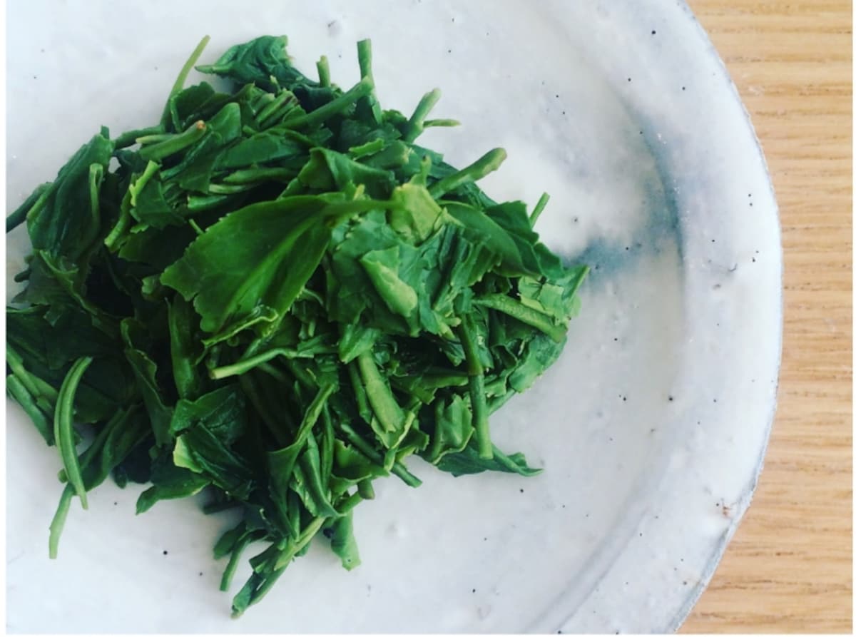 食べるお茶