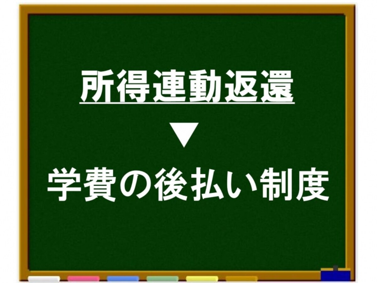 大学奨学金制度 所得連動返還とは？