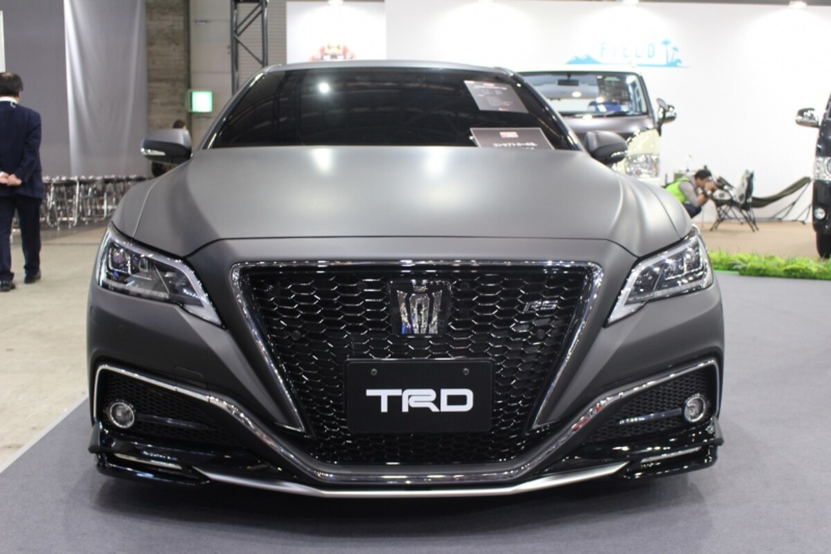 モデリスタとTRDからは早くも次期（新型）クラウンのコンセプトカーが登場。写真は「クラウン・コンセプト・TRD」