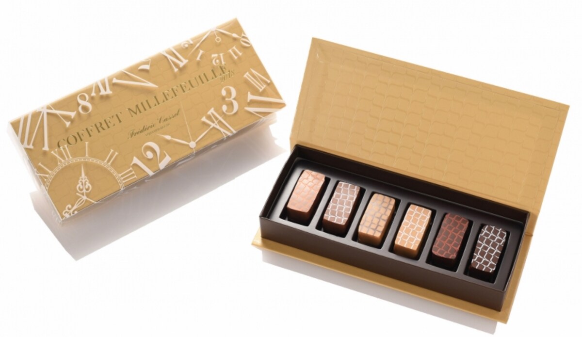 2018バレンタインチョコ「フレデリック・カッセル」コフレ・ミルフイユ 2018 6個入 2,916円（税込）