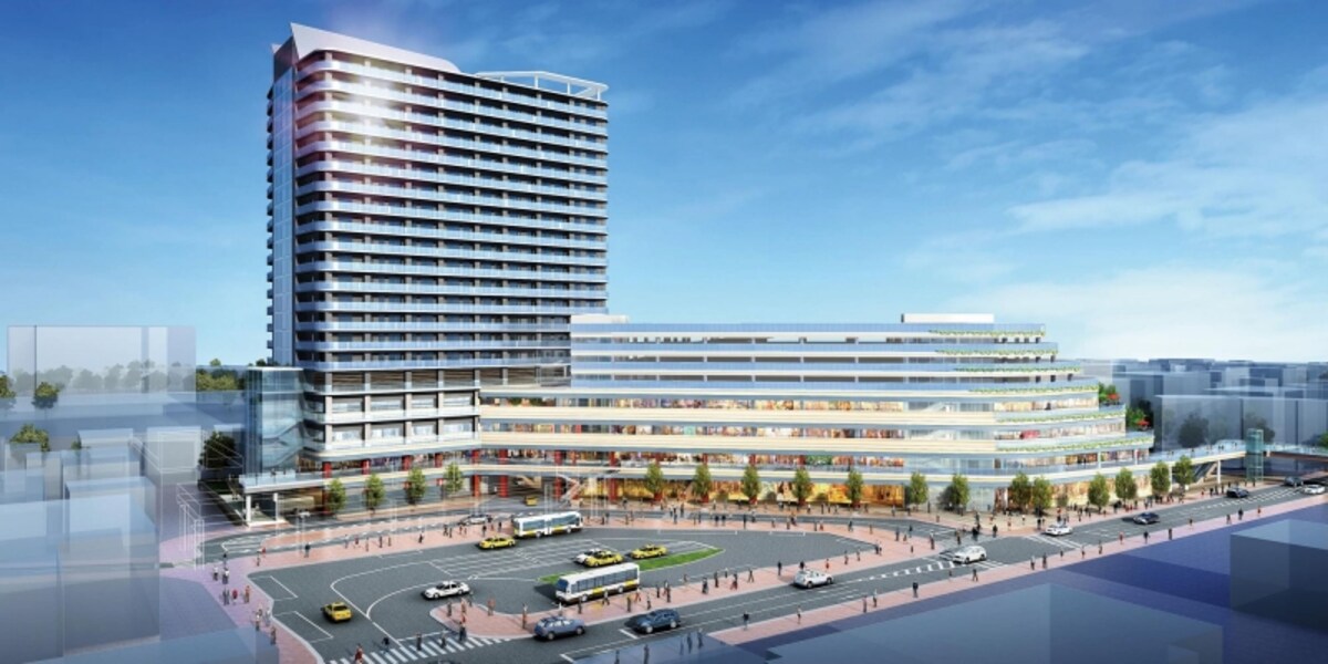 「大船駅北第二地区市街地再開発事業」の完成イメージCG