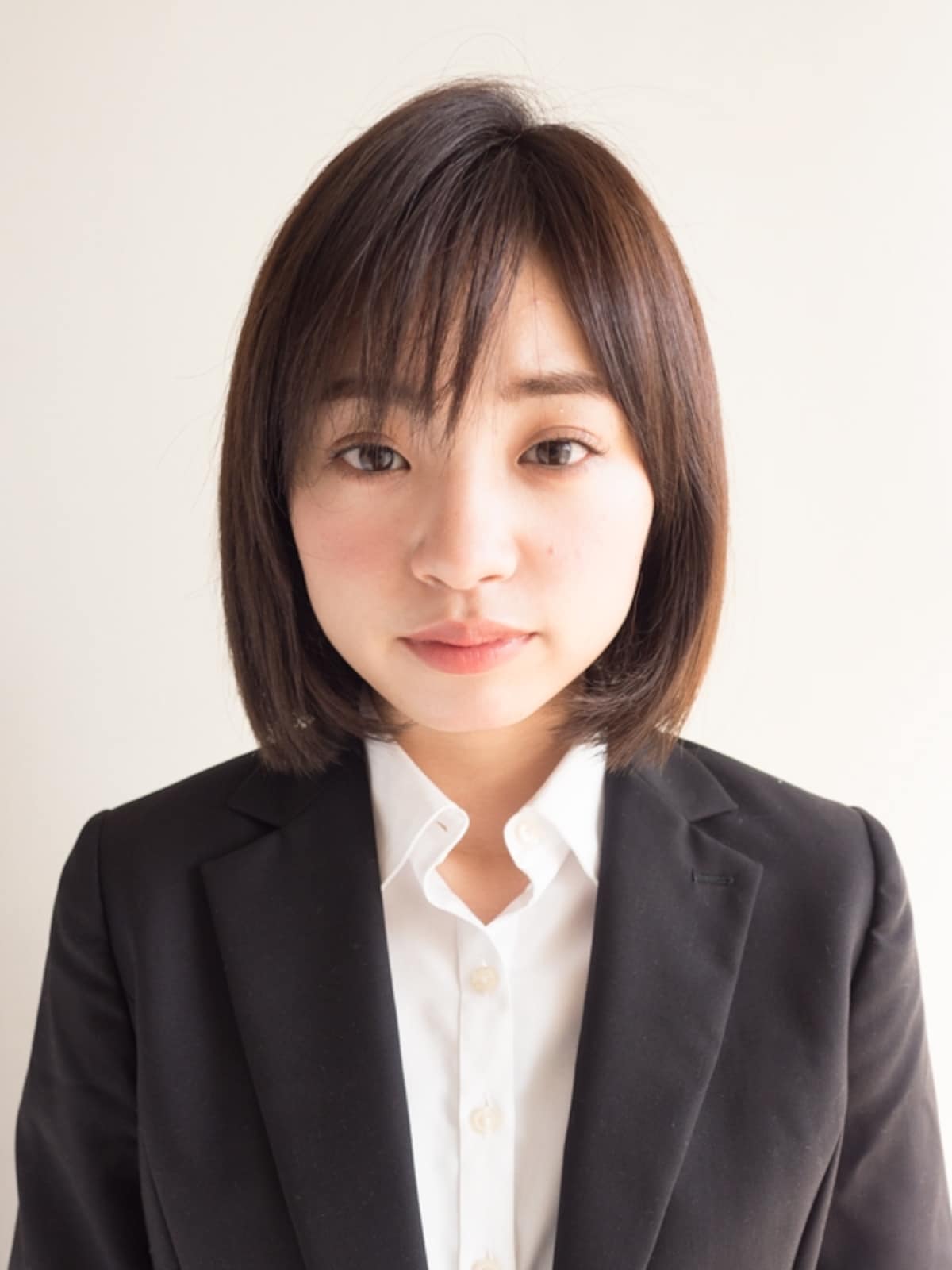 おろした前髪