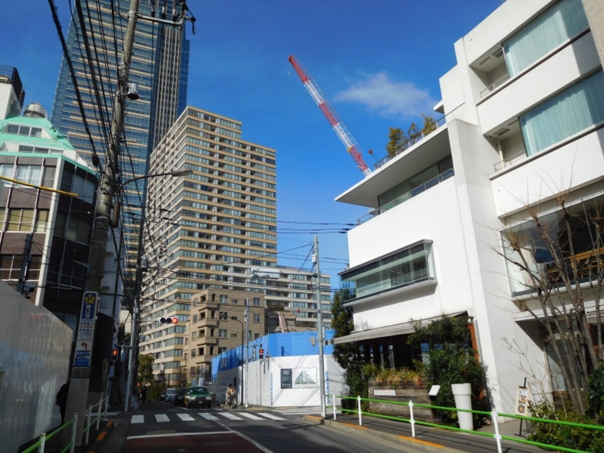 「ブランズ六本木 ザ・レジデンス」の建設地