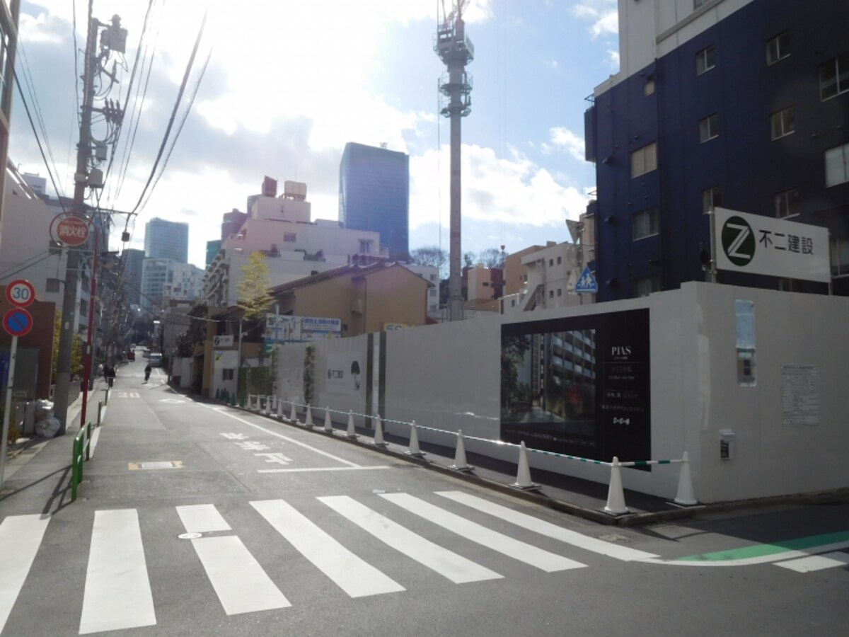 「ピアース赤坂」の建設地