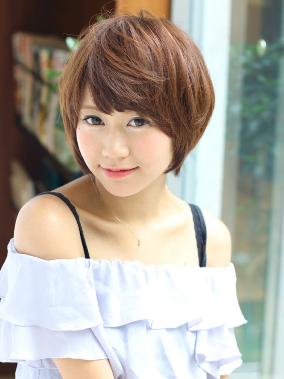 「ひし形ショートボブ」で美人度アップ！大人に似合うヘアスタイル