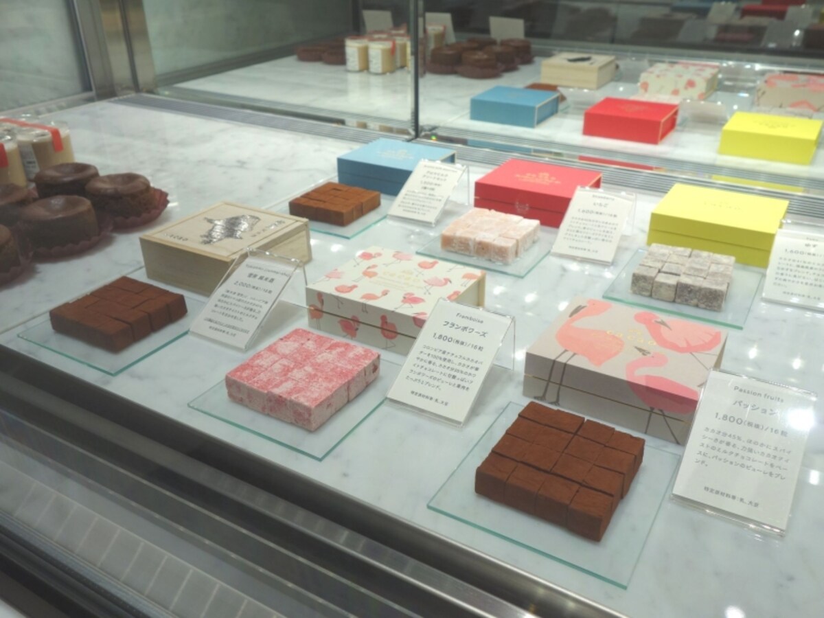 ca ca oの生チョコもラインナップ